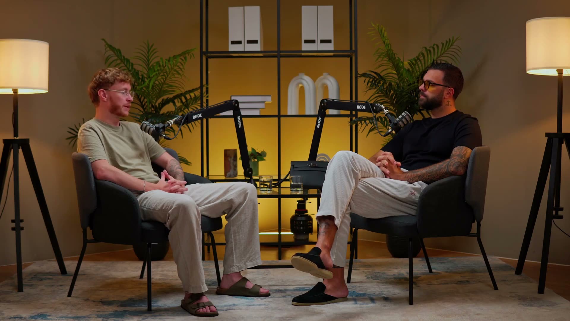 Costa Global Capital podcast - the Phuket studio episode, two speakers at the microphones